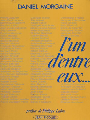 cover image of L'un d'entre eux